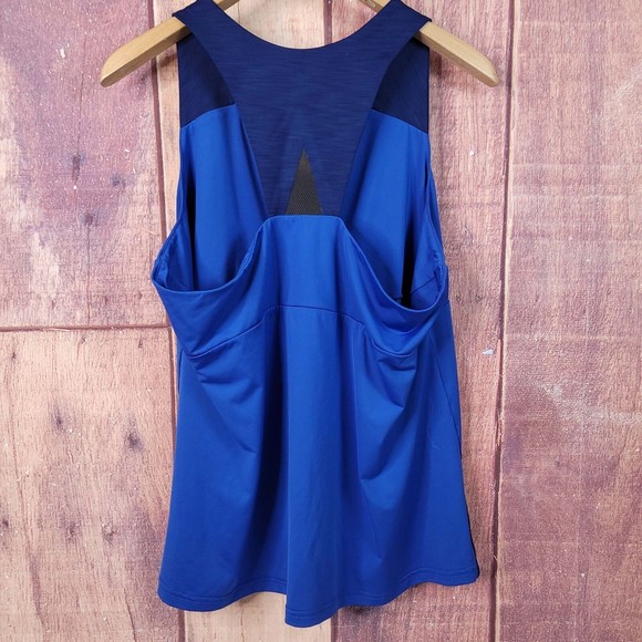 REI Blue Sleeveless Tank Top Women XL Floral - Picture 7 of 8